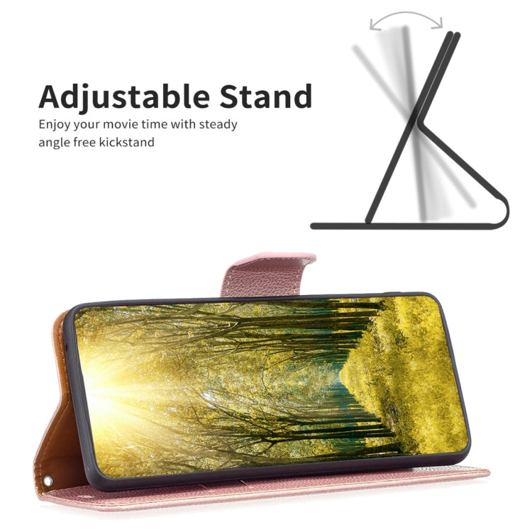 For Xiaomi 13 Lite / Civi 2 Litchi Texture Pure Color Leather Phone Case(Rose Gold) - free shipping - PMC TechLife - Order now!