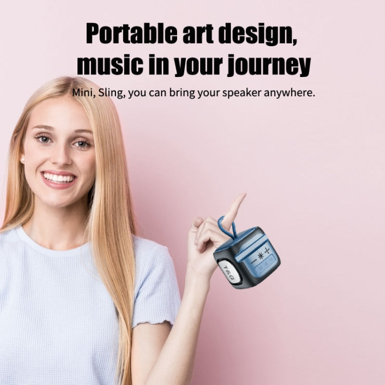 T&G TG359 Portable Outdoor LED Wireless Bluetooth Speaker(Black) - Mini Speaker by T&G | Online Shopping South Africa | PMC TechLife | Buy Now Pay Later Mobicred