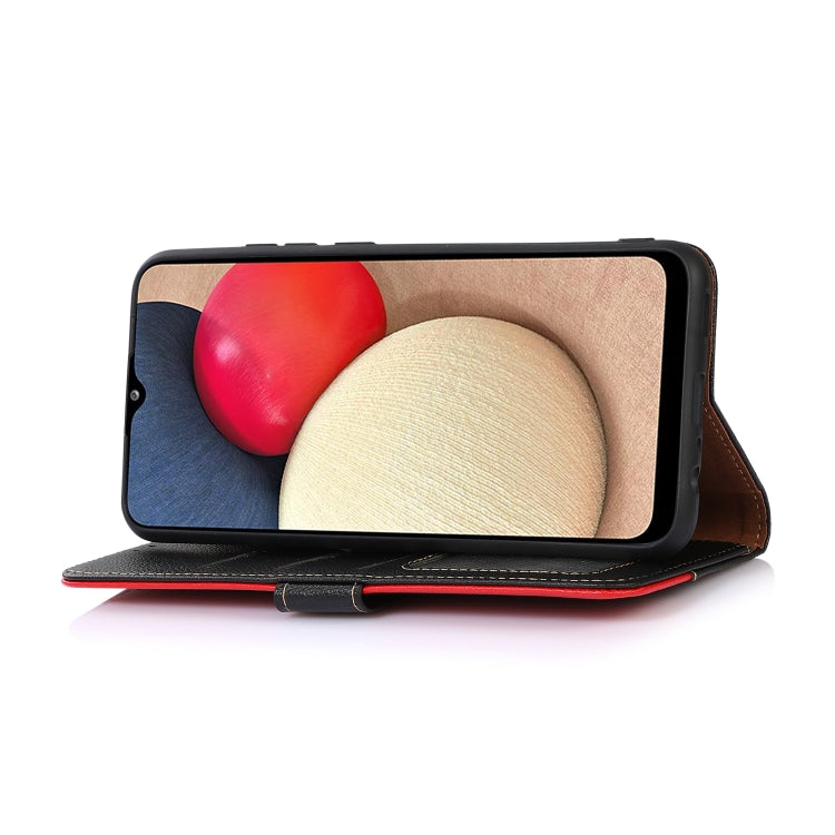 For Xiaomi Redmi Note 12 4G Global KHAZNEH Litchi Texture Leather RFID Phone Case(Black) - free shipping - PMC TechLife - Order now!