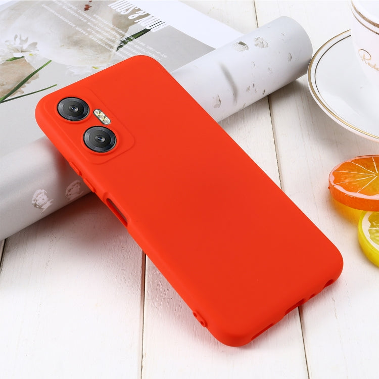 For Infinix Hot 20 5G Pure Color Liquid Silicone Shockproof Phone Case(Red) - free shipping - PMC TechLife - Order now!