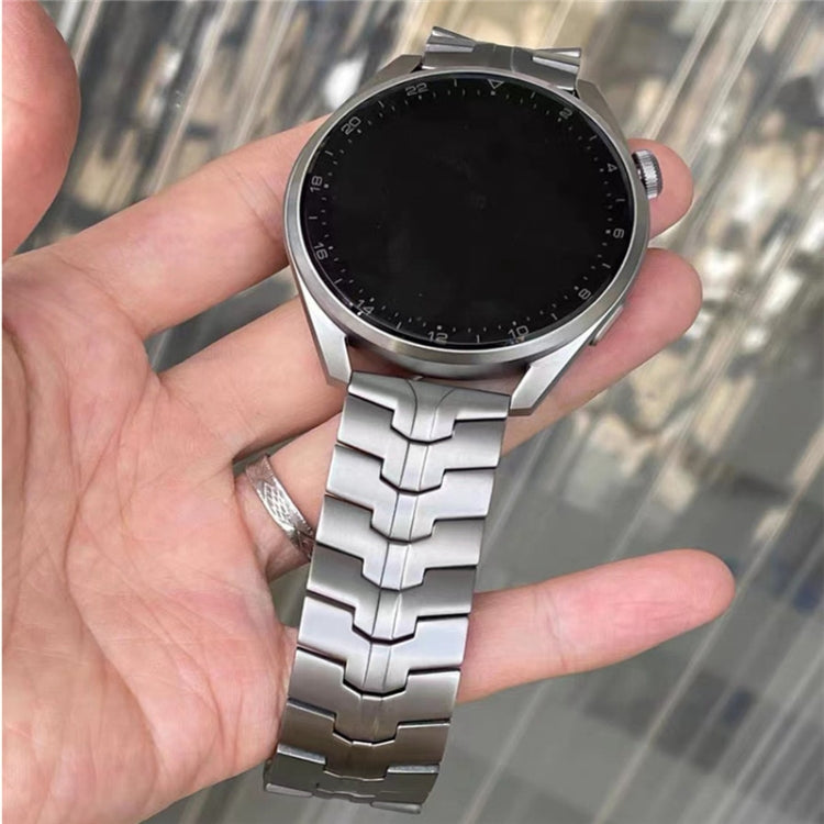 For Garmin Venu 2 / Forerunner 265 / 255 22mm Universal Stainless Steel Watch Band(Black) - by PMC TechLife | Online Shopping South Africa | PMC TechLife