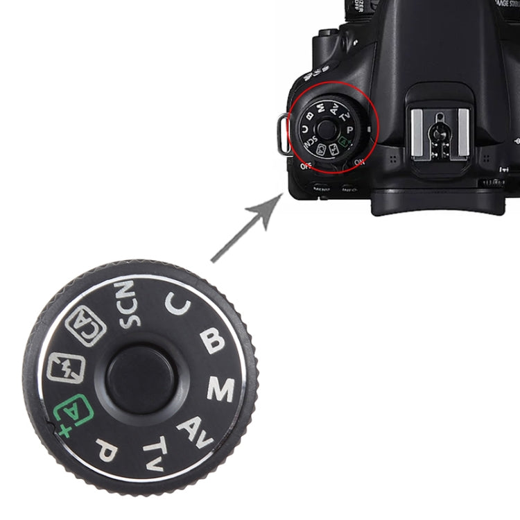 For Canon EOS 70D Original Mode Dial - Mode Dial by PMC TechLife | Online Shopping South Africa | PMC TechLife