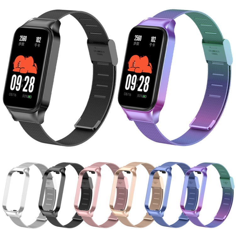 For Redmi Band 2 Milan Buckle Metal Watch Band(Black) - Smart Wear by PMC TechLife | Online Shopping South Africa | PMC TechLife