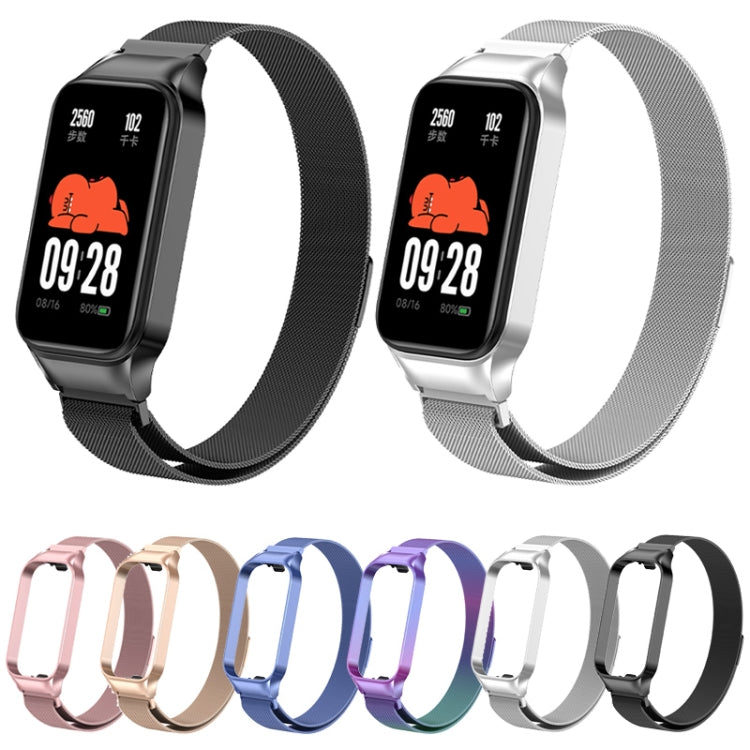 For Redmi Band 2 Milan Magnetic Metal Watch Band(Silver) - Smart Wear by PMC TechLife | Online Shopping South Africa | PMC TechLife
