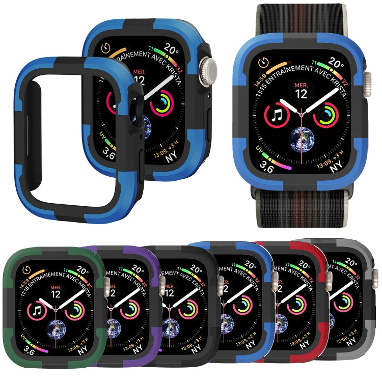 For Apple Watch Series SE 2&6&SE&5&4 40mm Armor Frame Watch Case(Green) - Smart Wear by PMC TechLife | Online Shopping South Africa | PMC TechLife