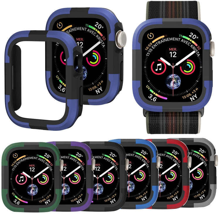 For Apple Watch Ultra 49mm Armor Frame Watch Case(Blue) - Smart Wear by PMC TechLife | Online Shopping South Africa | PMC TechLife