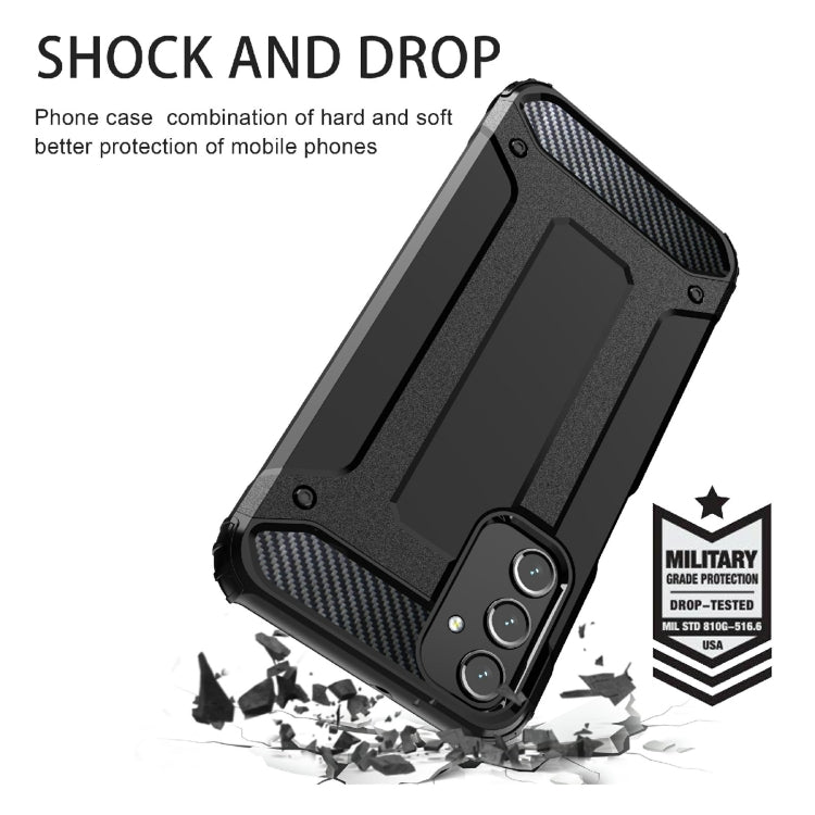 For Samsung Galaxy A24 Magic Armor TPU Hard PC Phone Case(Navy Blue) - free shipping - PMC TechLife - Order now!