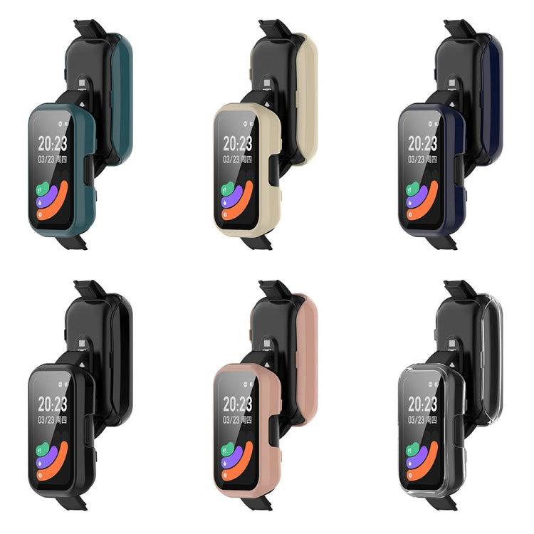 For Keep Band B3 PC + Tempered Glass Film Integrated Watch Protective Case(Transparent) - Smart Wear by PMC TechLife | Online Shopping South Africa | PMC TechLife