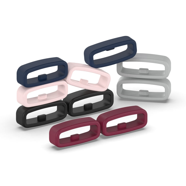 18mm 10pcs Universal Watch Band Fixed Silicone Ring Safety Buckle(Starlight Color) - by PMC TechLife | Online Shopping South Africa | PMC TechLife | Buy Now Pay Later Mobicred