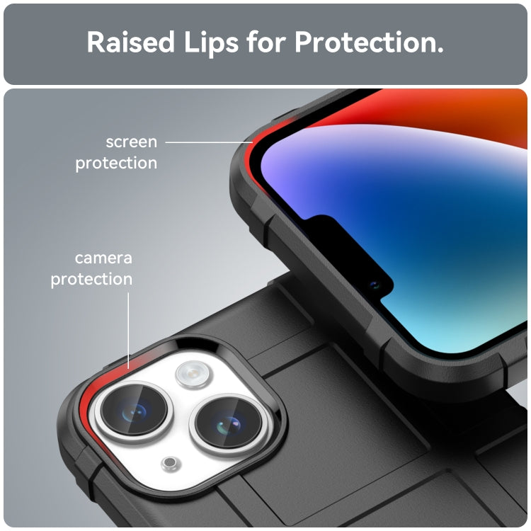 For iPhone 15 Plus Full Coverage Shockproof TPU Phone Case(Black) - iPhone 15 Plus Cases by PMC TechLife | Online Shopping South Africa | PMC TechLife | Buy Now Pay Later Mobicred