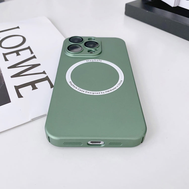 For iPhone 14 Pro Max Magsafe Magnetic PC Shockproof Phone Case With Camera Lens(Black) - free shipping - PMC TechLife - Order now!