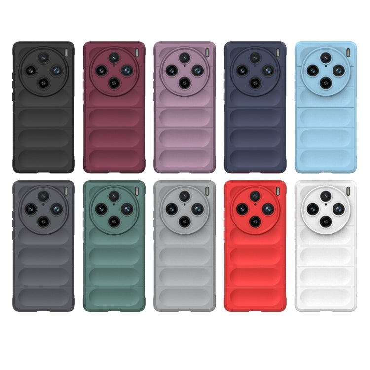 For vivo X100 Pro 5G Magic Shield TPU + Flannel Phone Case(White) - free shipping - PMC TechLife - Order now!