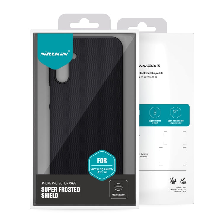 For Samsung Galaxy A15 5G NILLKIN Frosted PC Phone Case(Blue) - free shipping - PMC TechLife - Order now!
