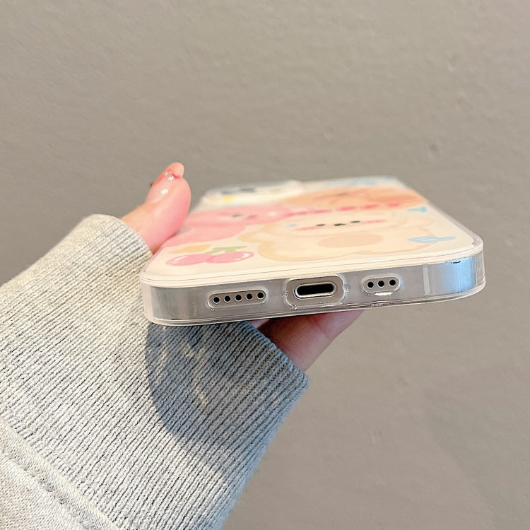 For iPhone 12 Pro IMD Cute Animal Pattern Phone Case(Bear) - free shipping - PMC TechLife - Order now!