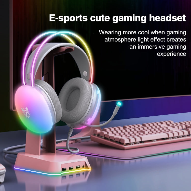 X25 RGB Wired Gaming Headset(Grey) - Multimedia Headset by PMC TechLife | Online Shopping South Africa | PMC TechLife