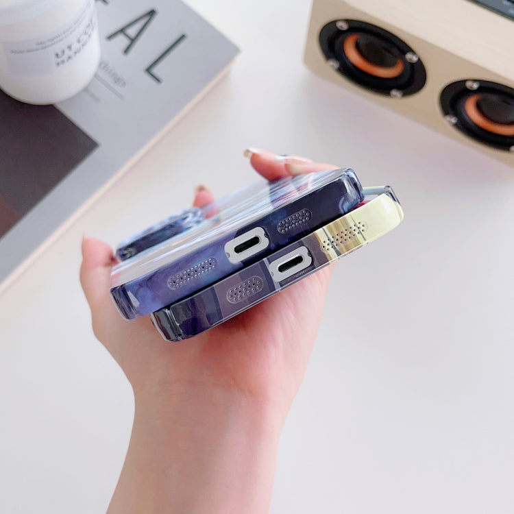 For iPhone 11 Pro Max Precise Hole Oil Painting Pattern PC Phone Case(Sea Wave) - free shipping - PMC TechLife - Order now!