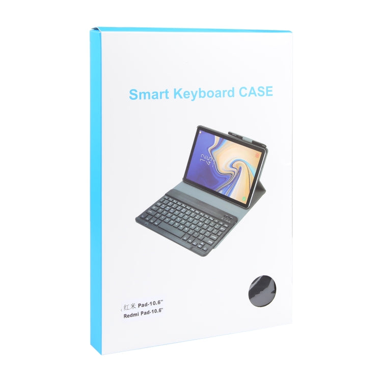 For Xiaomi Redmi Pad Ultra-thin Bluetooth Keyboard Leather Case with Touchpad(Black) - Xiaomi Keyboard by PMC TechLife | Online Shopping South Africa | PMC TechLife | Buy Now Pay Later Mobicred