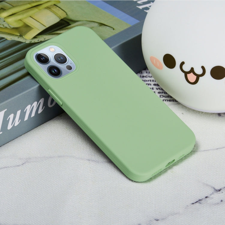For iPhone 15 Pro Solid Color Silicone Phone Case(Mint Green) - iPhone 15 Pro Cases by PMC TechLife | Online Shopping South Africa | PMC TechLife
