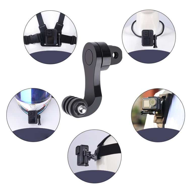 360 Rotation J-Hook Buckle Mount Adapter(Black) - Connection Mount by PMC TechLife | Online Shopping South Africa | PMC TechLife
