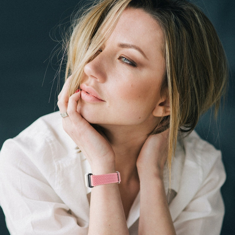 For Huawei Band 8 Nylon Braided Buckle Watch Band(Green) - Watch Bands by PMC TechLife | Online Shopping South Africa | PMC TechLife