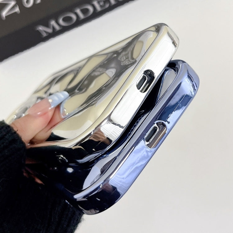For iPhone 13 Pro Max Electroplating Meteorite Texture TPU Phone Case(Blue) - free shipping - PMC TechLife - Order now!