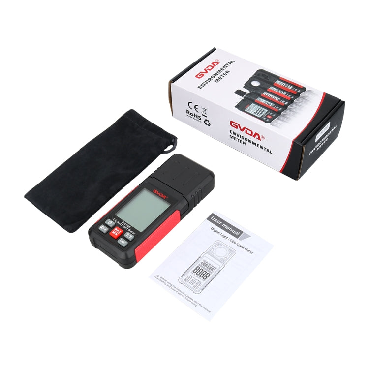 GVDA GD158 200000Lux Digital Light Meter Tester Brightness Photometer - free shipping - PMC TechLife - Order now!