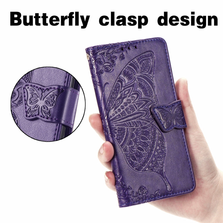 For Ulefone Note 16 Pro Butterfly Love Flower Embossed Leather Phone Case(Dark Purple) - free shipping - PMC TechLife - Order now!
