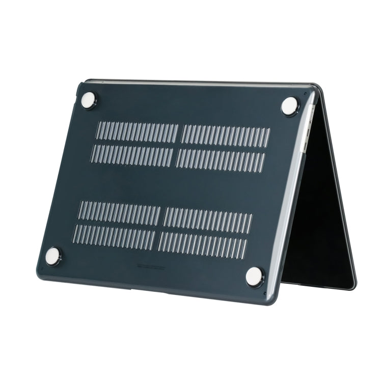 For MacBook Air 15.3 inch A2941 Laptop Crystal Hard Plastic Protection Case(Black) - MacBook Air Cases by PMC TechLife | Online Shopping South Africa | PMC TechLife