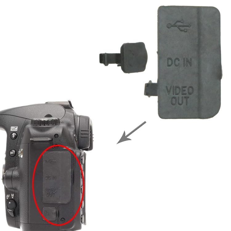For Nikon D80 OEM USB Cover Cap - USB Cover Cap by PMC TechLife | Online Shopping South Africa | PMC TechLife