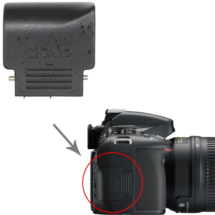 For Nikon D5100 SD Card Slot Compartment Cover - Card Slot by PMC TechLife | Online Shopping South Africa | PMC TechLife