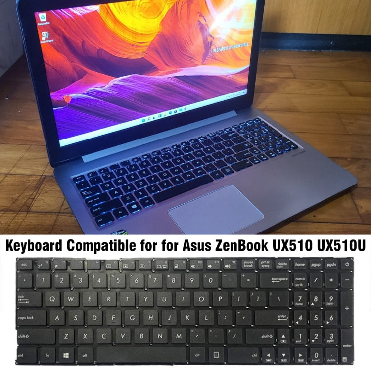 US Version Laptop Keyboard For Asus ZenBook UX510 UX510U UX510UA(Black) - Asus Spare Parts by PMC TechLife | Online Shopping South Africa | PMC TechLife