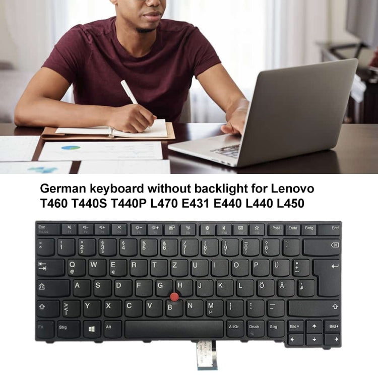 For Lenovo Thinkpad T460 T440S T440P L470 German Version Laptop Keyboard - Lenovo Spare Parts by PMC TechLife | Online Shopping South Africa | PMC TechLife | Buy Now Pay Later Mobicred