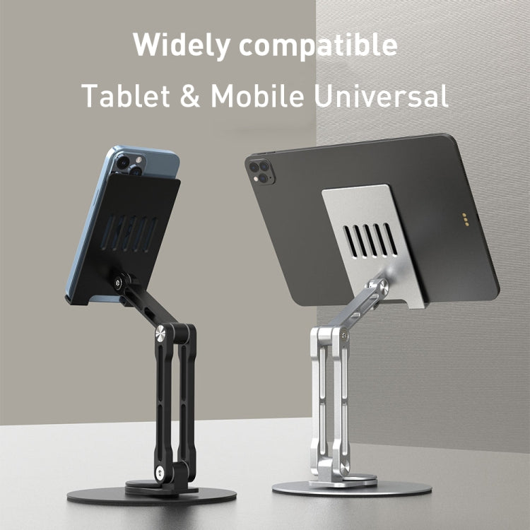 R-JUST HZ40 Mechanical Lift Tablet Desktop Stand(Black) - Desktop Holder by R-JUST | Online Shopping South Africa | PMC TechLife | Buy Now Pay Later Mobicred