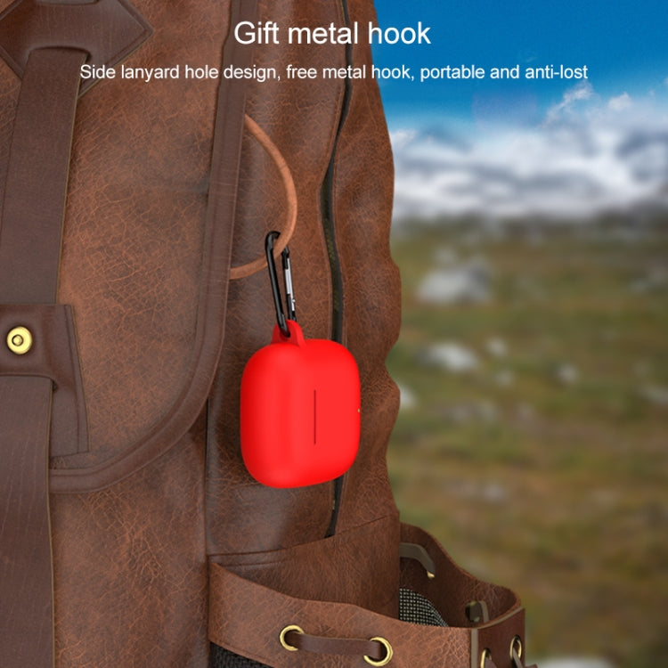 For Huawei Freebuds SE 2 Shockproof Silicone Earphone Protective Case with Hook(Red) - Huawei Earphone Case by PMC TechLife | Online Shopping South Africa | PMC TechLife | Buy Now Pay Later Mobicred