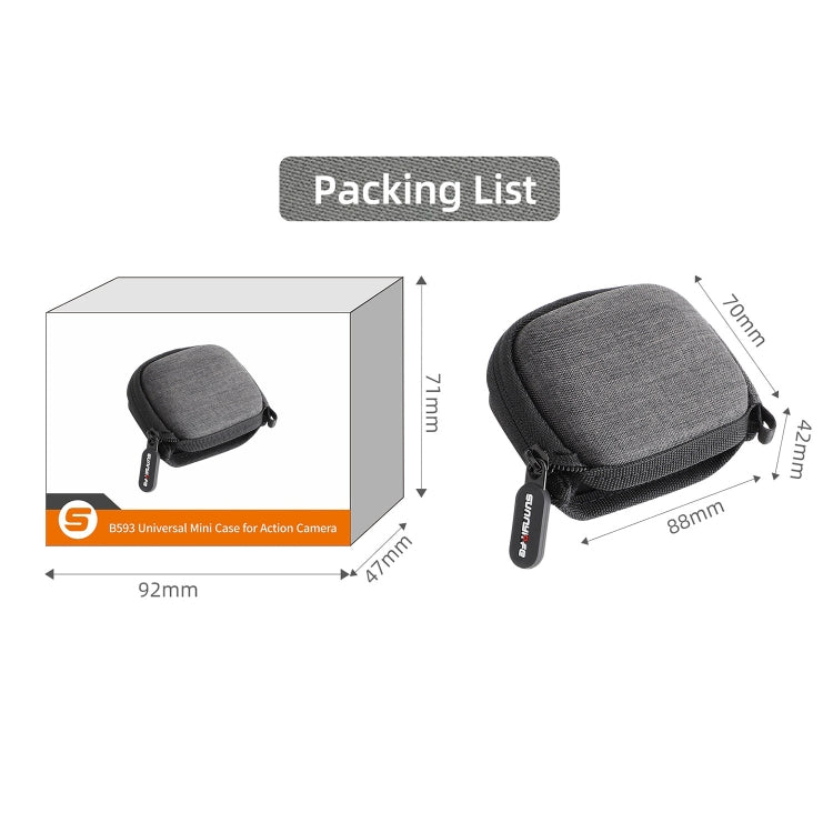 For Insta360 Go 3 Sunnylife Camera Body Portable Storage Box Case(Black) - free shipping - PMC TechLife - Order now!