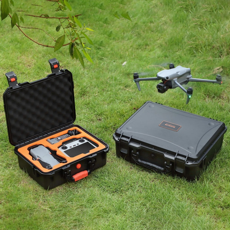 For DJI Air 3 Sunnylife Safety Carrying Case Large Capacity Waterproof Shock-proof Hard Travel Case Multi-battery Flying Version - free shipping - PMC TechLife - Order now!