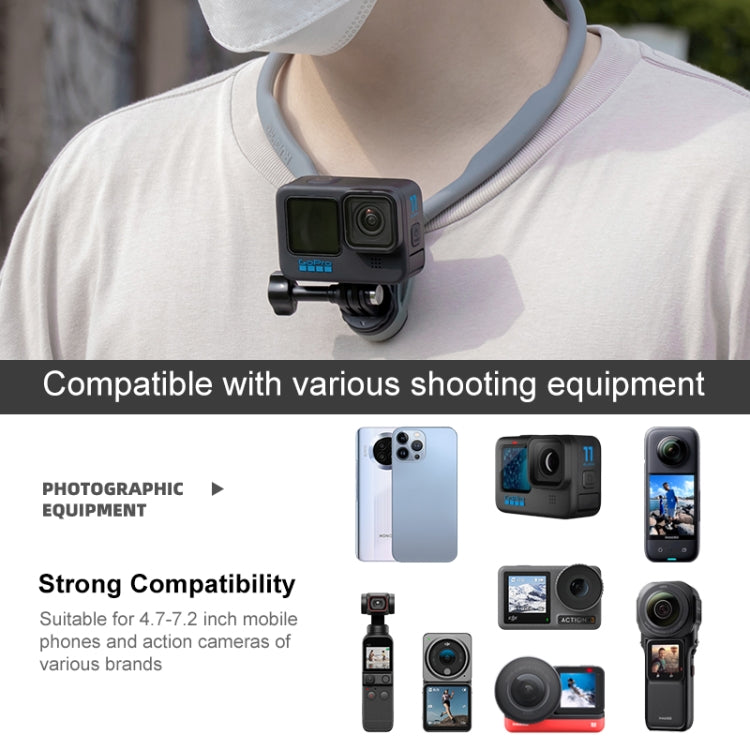 RUIGPRO Lazy Neck Bracket POV View Mount Standard with Strap - Holder by RUIGPRO | Online Shopping South Africa | PMC TechLife | Buy Now Pay Later Mobicred