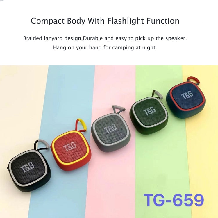 T&G TG659 Outdoor Portable TWS Mini Bluetooth Speaker(Grey) - free shipping - PMC TechLife - Order now!