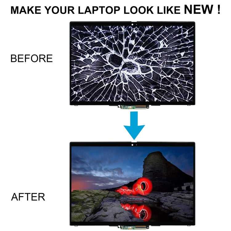 For Lenovo X13 Yoga Gen 2 LCD Screen Digitizer Full Assembly with Frame 2560x1600 - LCD Screen by PMC TechLife | Online Shopping South Africa | PMC TechLife