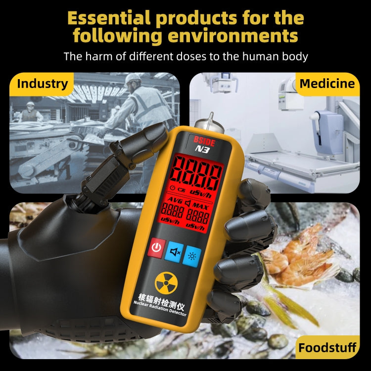 BSIDE N3 Handheld Home Nuclear Radiation Detector - free shipping - PMC TechLife - Order now!