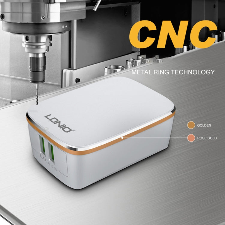 LDNIO A2204 2 in 1 12W Dual USB Interface Travel Charger Mobile Phone Charger with Micro USB Data Cable, AU Plug - free shipping - PMC TechLife - Order now!