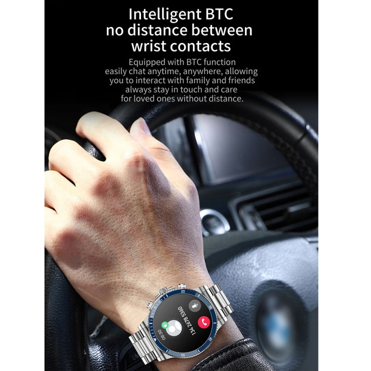 L67 Pro 1.53 inch Steel Band Smart Watch, Support Sleep / Heart Rate Monitoring(Silver) - Smart Watches by PMC TechLife | Online Shopping South Africa | PMC TechLife