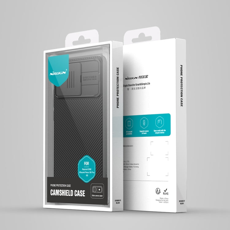 For Xiaomi Redmi K70E / Poco X6 Pro 5G NILLKIN Black Mirror Series Camshield PC Phone Case(Black) - free shipping - PMC TechLife - Order now!
