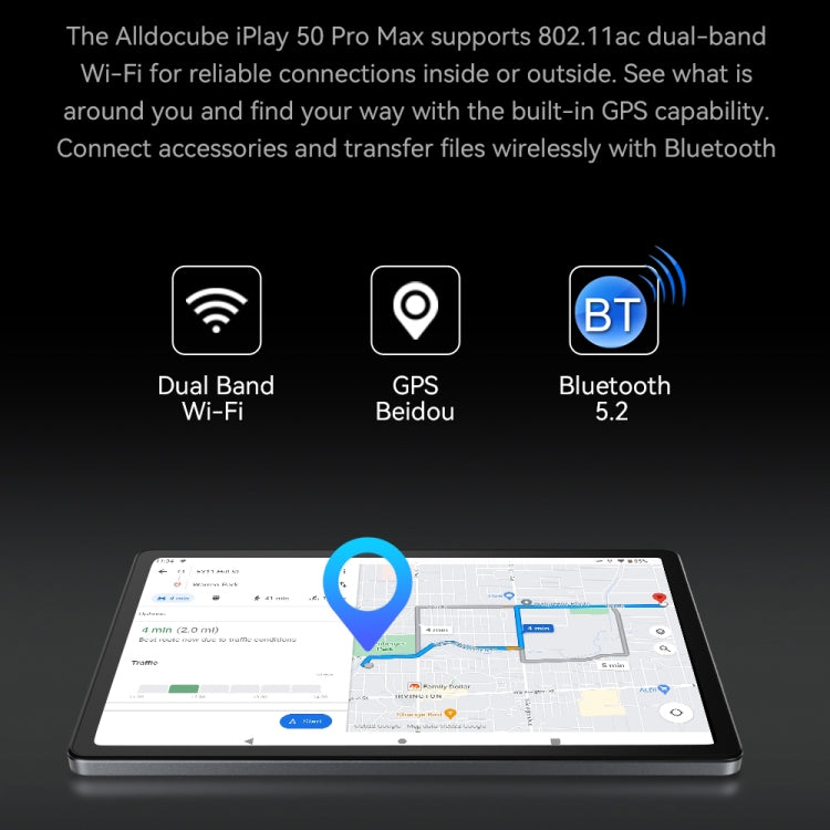 ALLDOCUBE iPlay 50 Pro Max 4G LTE Tablet, 8GB+256GB, 10.4 inch Android 13 Helio G99 Octa Core Support Dual SIM(Grey) - free shipping - PMC TechLife - Order now!