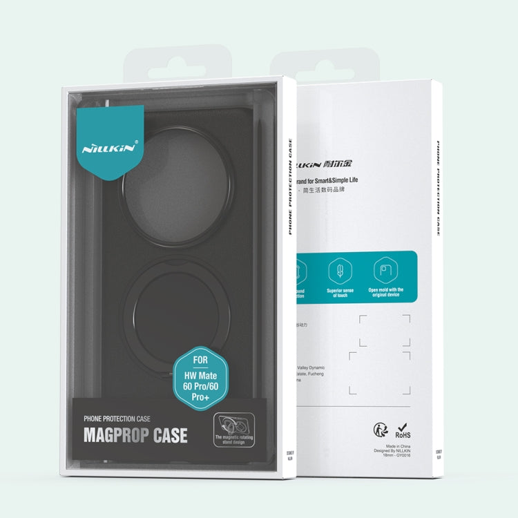 For Huawei Mate 60 Pro / 60 Pro+ NILLKIN MagProp 360 Rotation PC + TPU Full Covering MagSafe Magnetic Phone Case(Black) - Huawei Cases by NILLKIN | Online Shopping South Africa | PMC TechLife | Buy Now Pay Later Mobicred