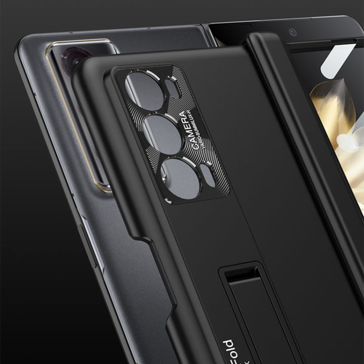 For Honor Magic V2 GKK Integrated Magnetic Folding Hinge All-inclusive Phone Case(Black) - Honor Cases by GKK | Online Shopping South Africa | PMC TechLife | Buy Now Pay Later Mobicred