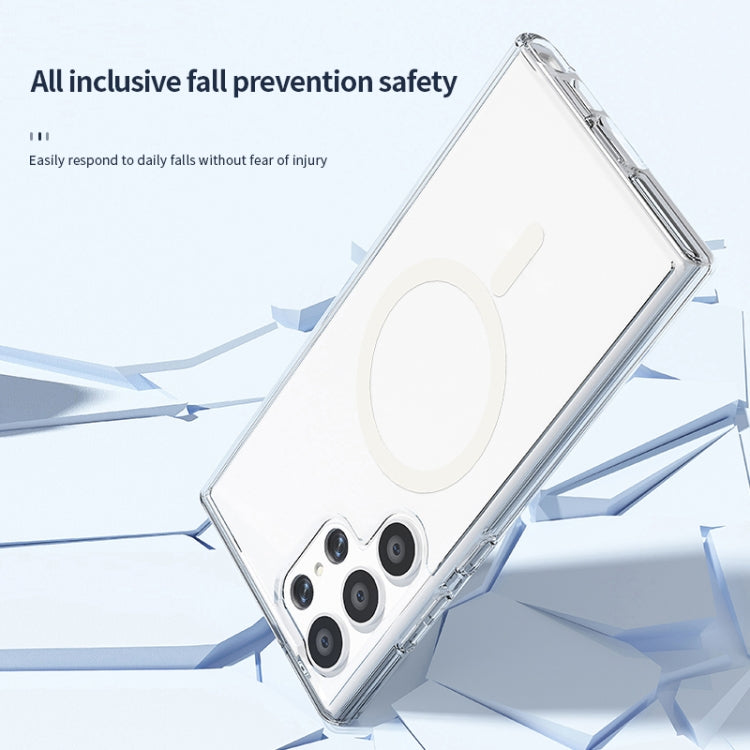 For Samsung Galaxy S24 5G Terminator Style Glitter Powder MagSafe Magnetic Phone Case(Black) - Galaxy S24 5G Cases by PMC TechLife | Online Shopping South Africa | PMC TechLife