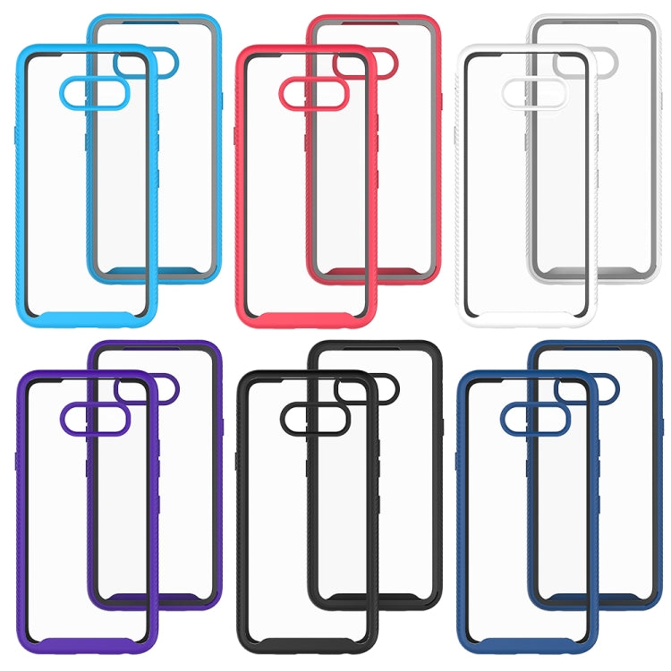 For LG V50S ThinQ 5G / G8X ThinQ Starry Sky Solid Color Series Shockproof PC + TPU Protective Case(Light Blue) - free shipping - PMC TechLife - Order now!