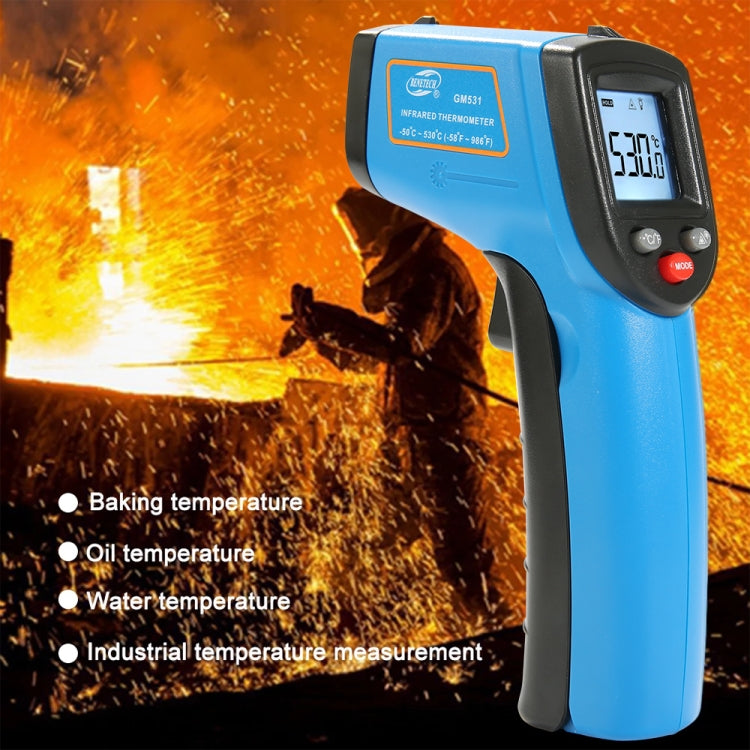 BENETECH GM531 Handheld Thermometer Cooking Digital Infrared Thermometer, Measure Range: -50~530 C - free shipping - PMC TechLife - Order now!