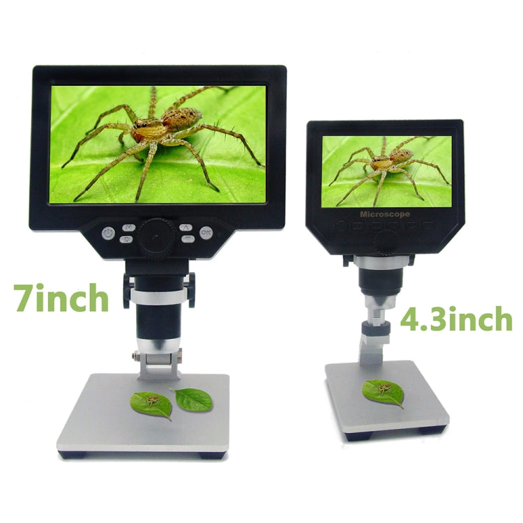 G1200 7 inch LCD Screen 1200X Portable Electronic Digital Desktop Stand Microscope, EU Plug - free shipping - PMC TechLife - Order now!